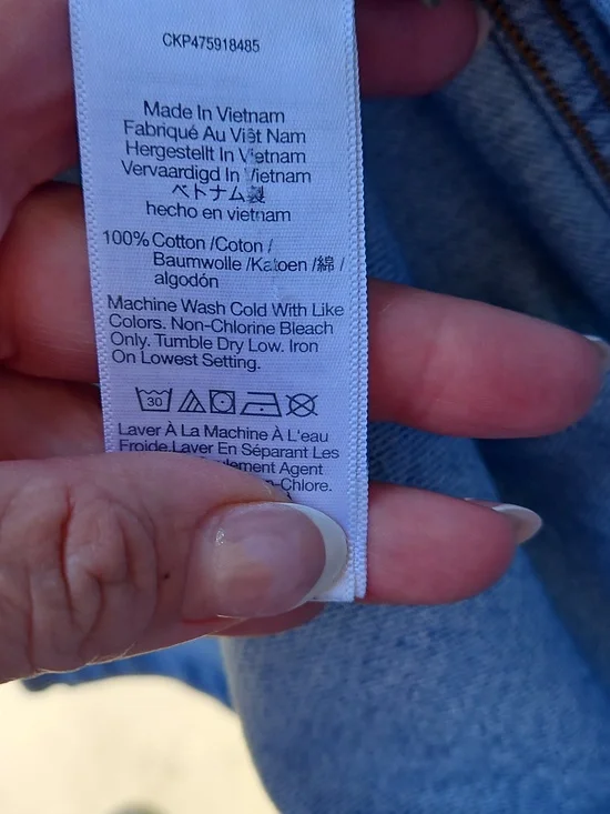 Madewell Blue Denim Trucker Jacket Women Large - Picture 3 of 7